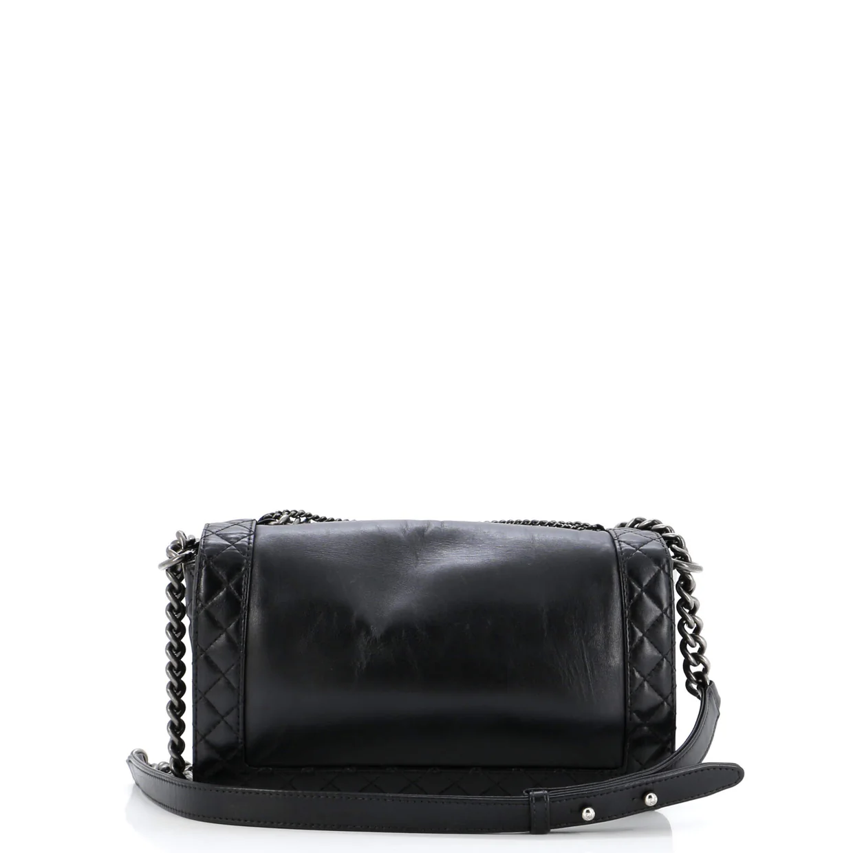 Boy Flap Bag Enchained Lambskin New Medium - Deep Luxury