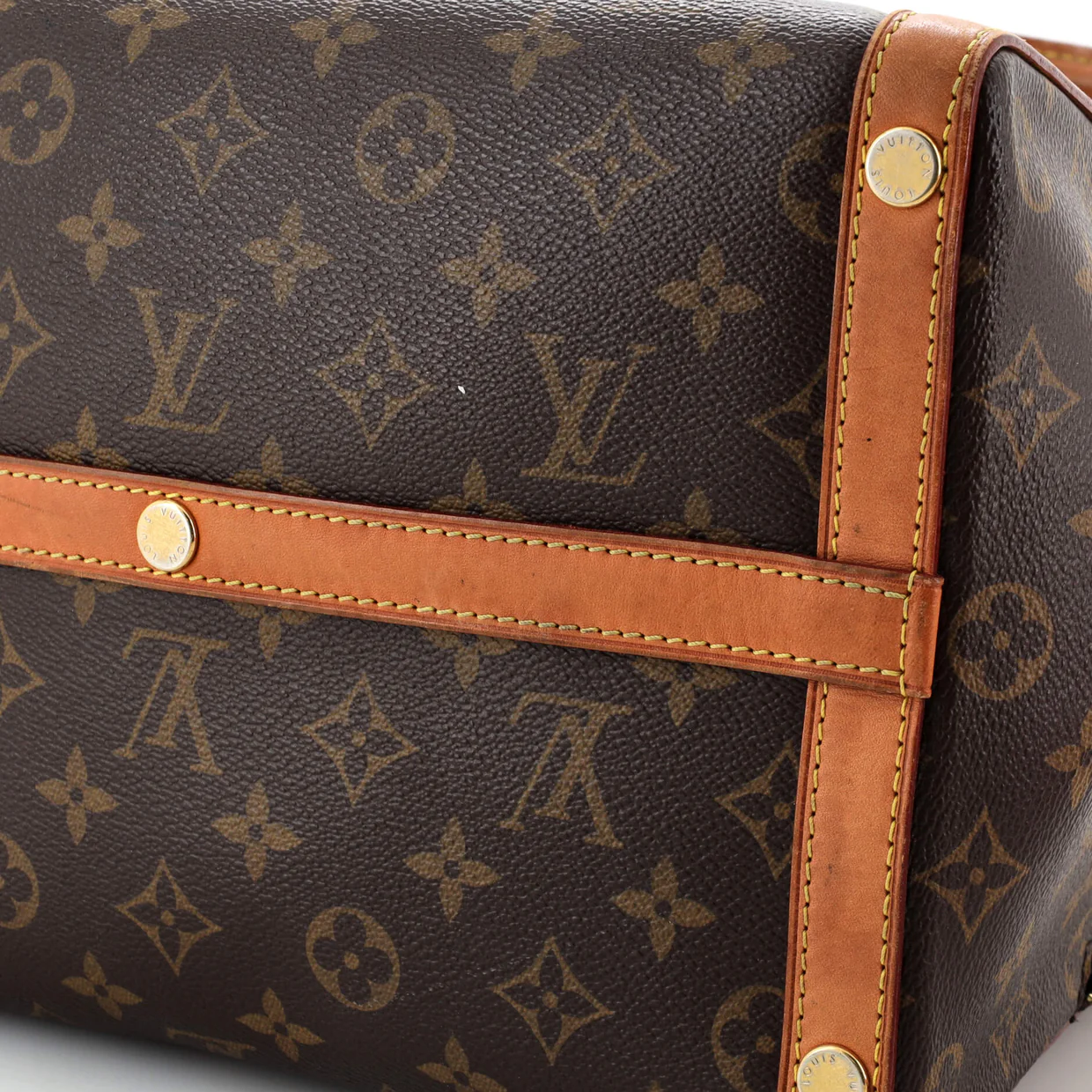 Marais Handbag Monogram Canvas MM - Deep Luxury