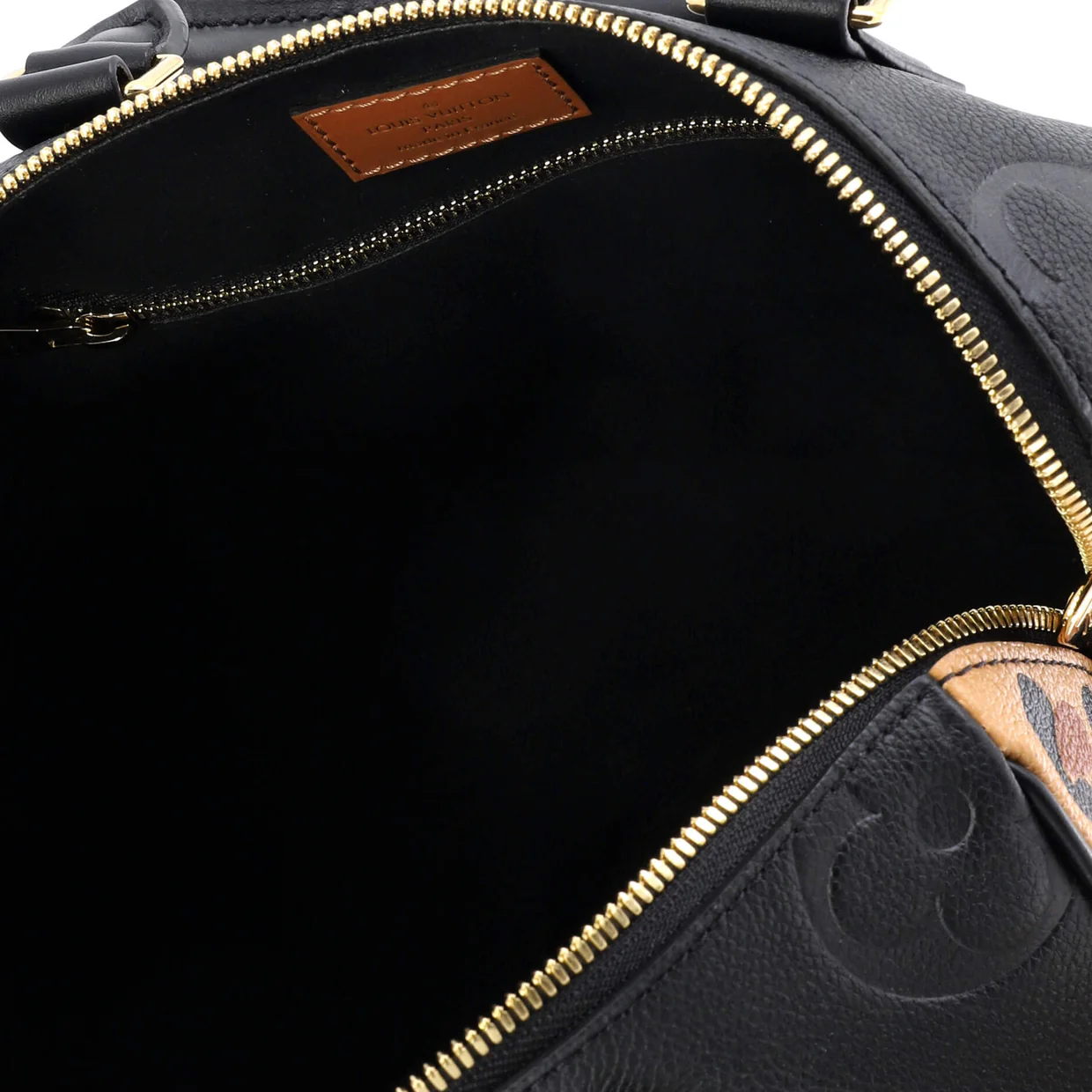 Speedy Bandouliere Bag Wild at Heart Monogram Empreinte Giant 25 - Deep Luxury