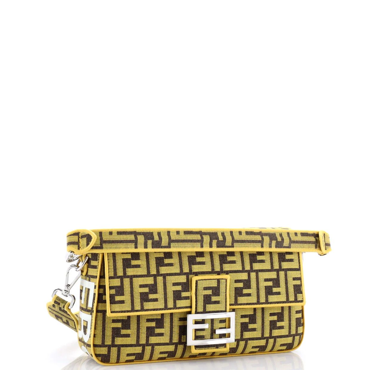 x Fendi Fragment Baguette NM Bag Zucca Canvas Medium - Deep Luxury