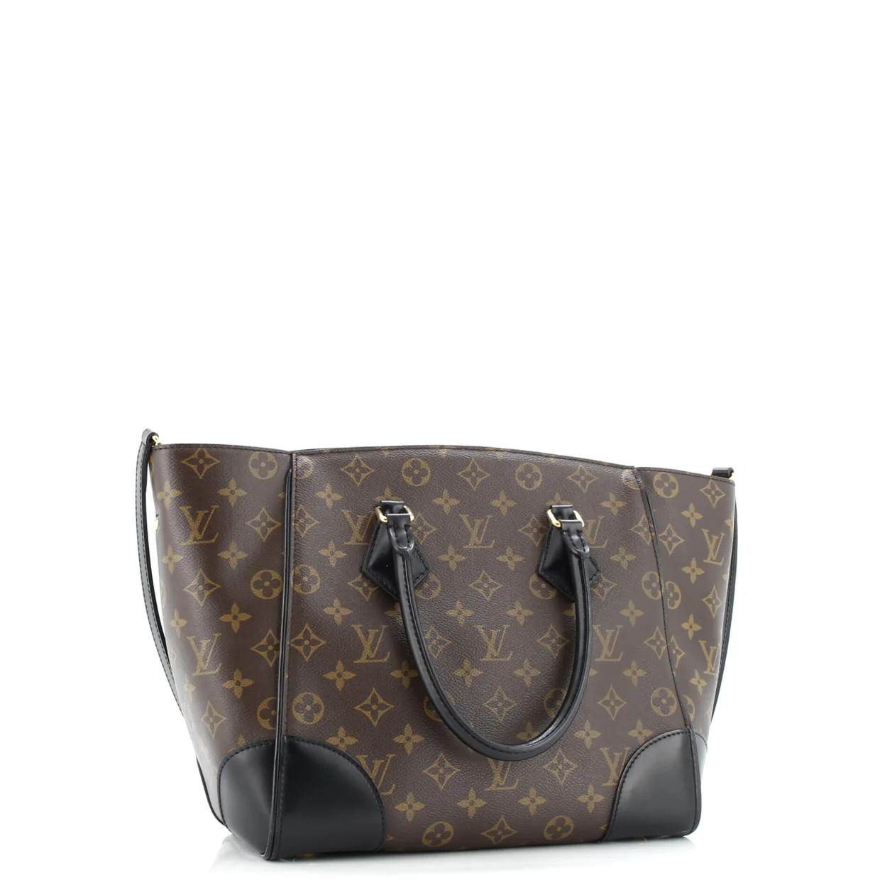 Phenix Tote Monogram Canvas with Leather MM - Deep Luxury