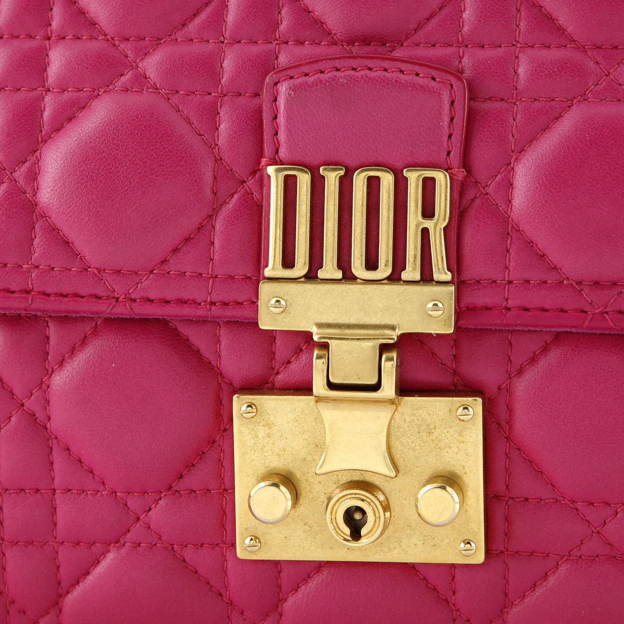 Dioraddict Flap Bag Cannage Quilt Lambskin Medium - Deep Luxury