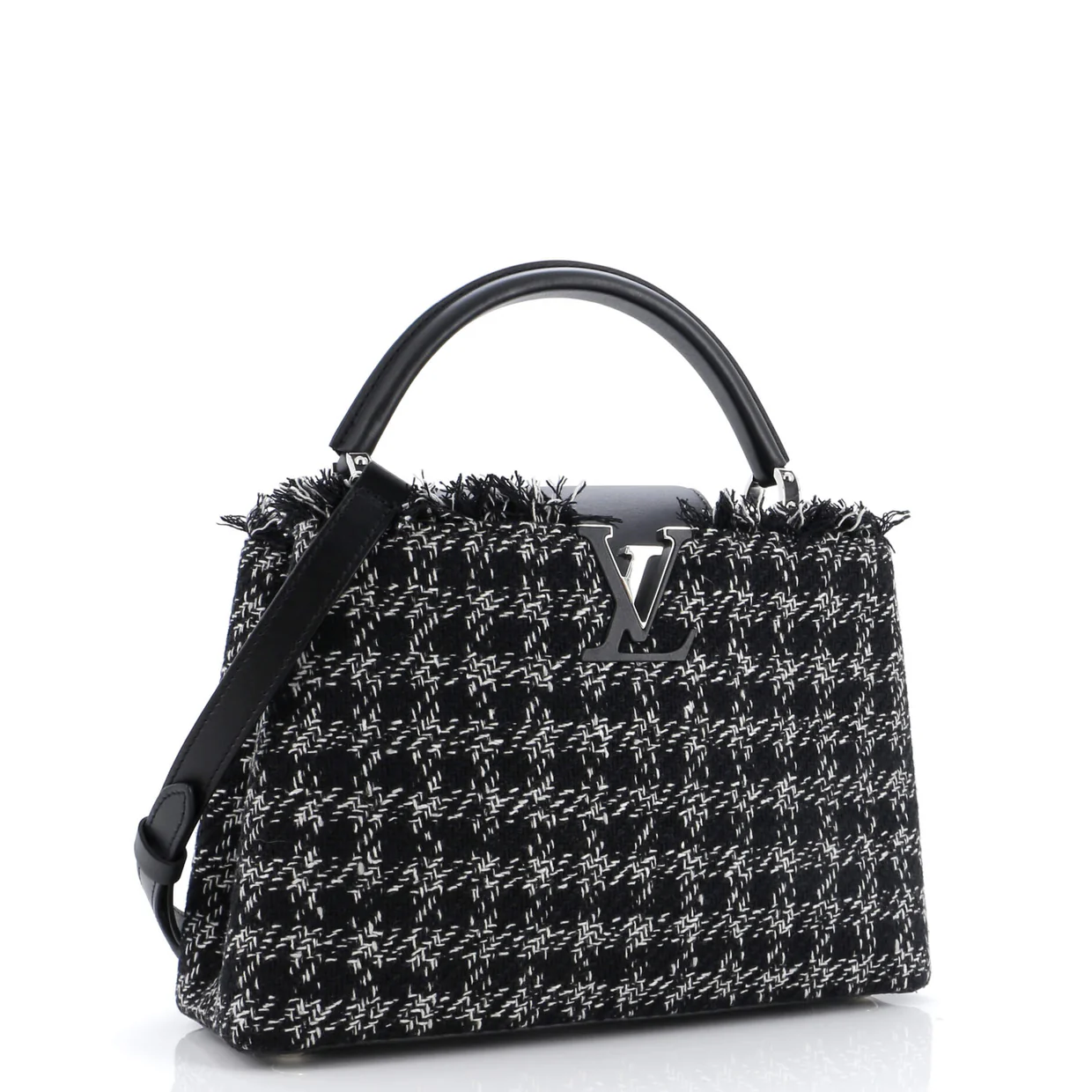 Capucines Bag Tweed PM - Deep Luxury