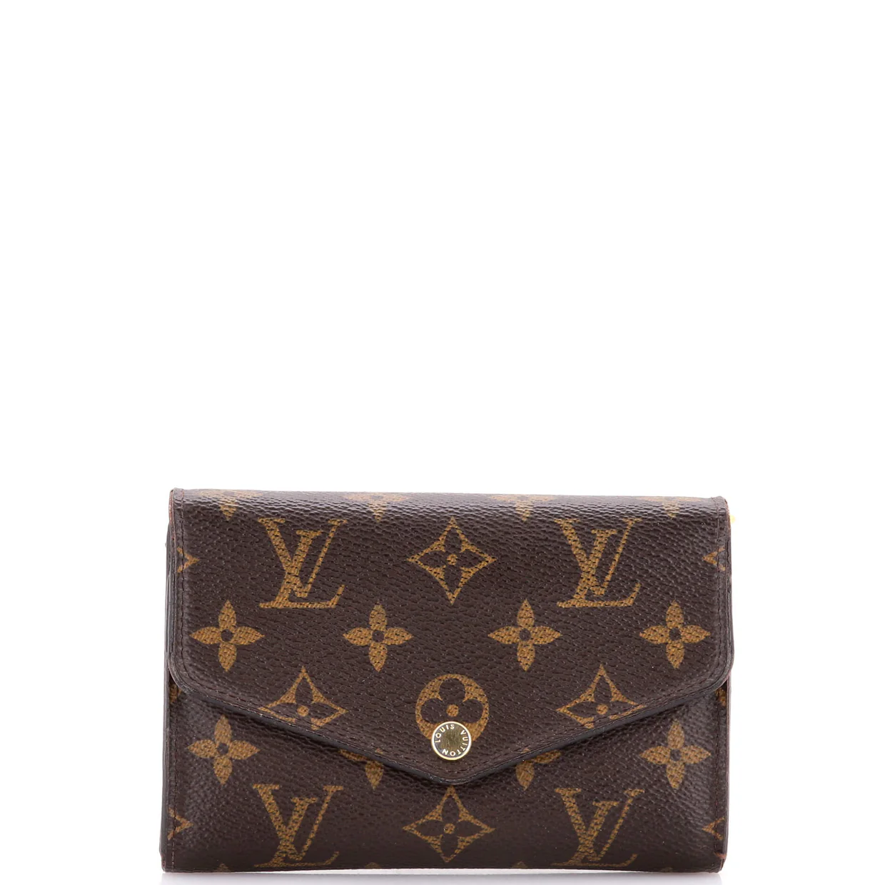 Compact Sarah Wallet Monogram Canvas - Deep Luxury
