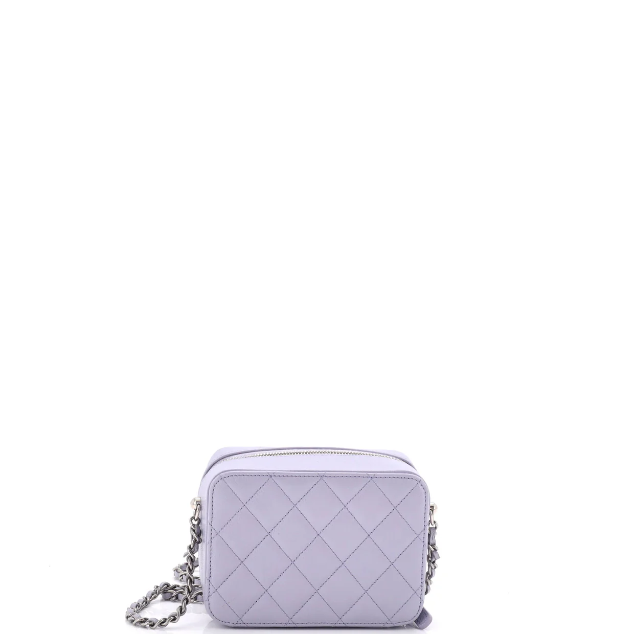 Square CC Chain Camera Bag Quilted Caviar Mini - Deep Luxury