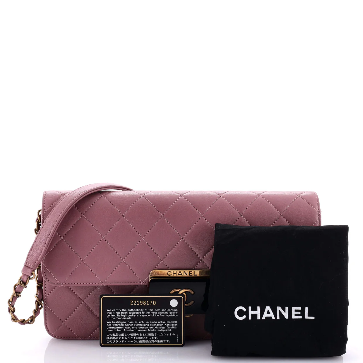 Beauty Lock Flap Bag Quilted Sheepskin Medium - Deep Luxury