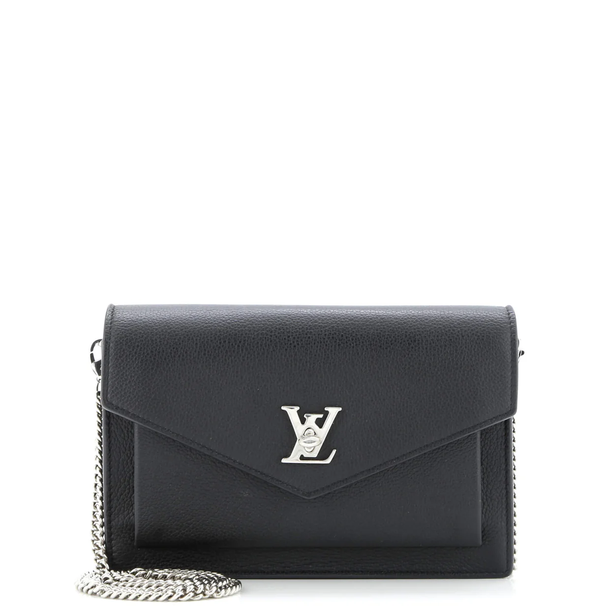 Mylockme Chain Pochette Leather - Deep Luxury