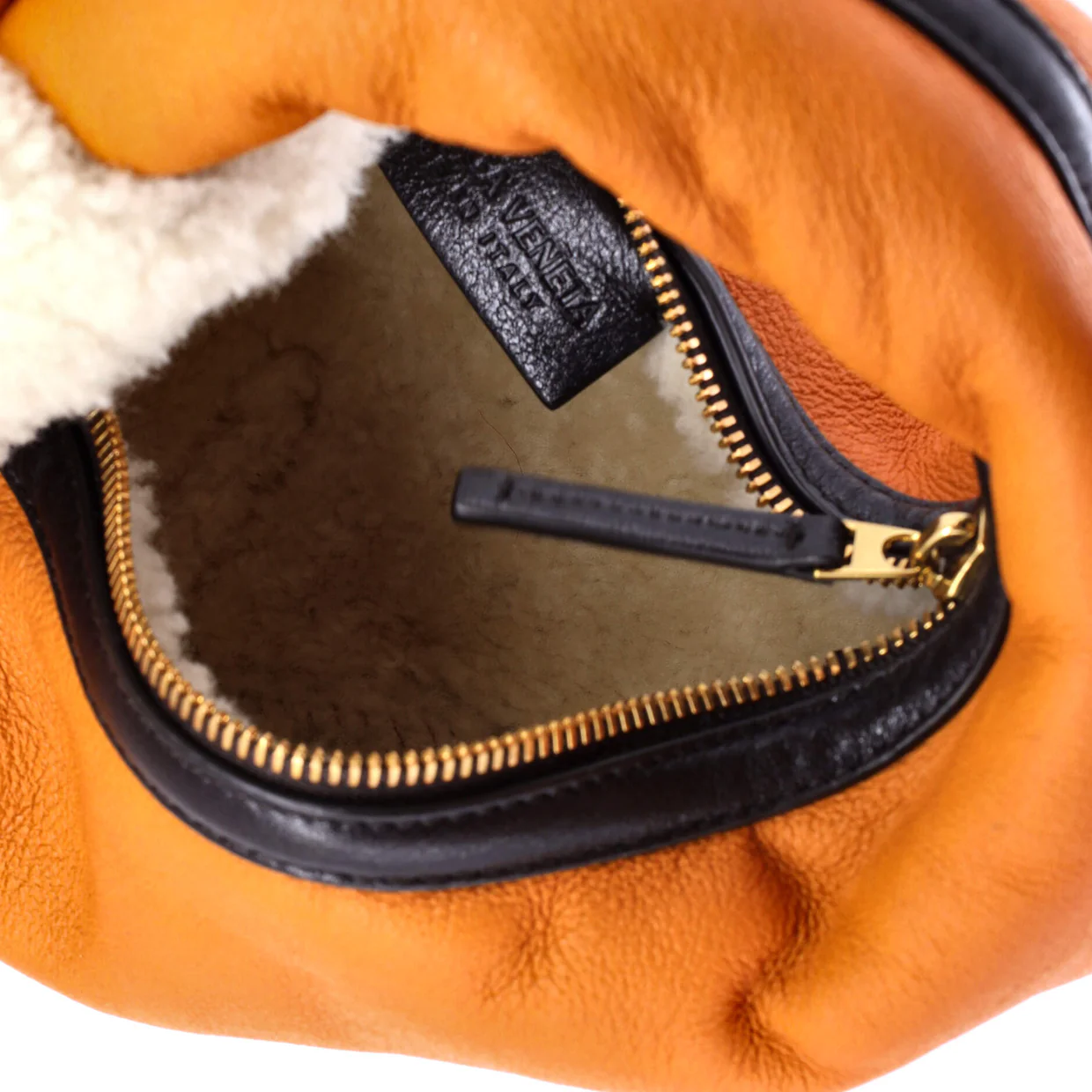 Aviator Jodie Hobo Leather with Shearling Mini - Deep Luxury