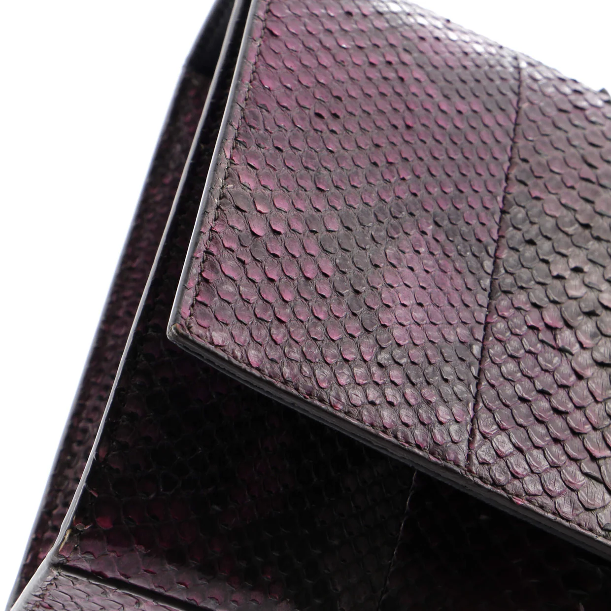 Classic Monogram Tassel Crossbody Bag Python Medium - Deep Luxury