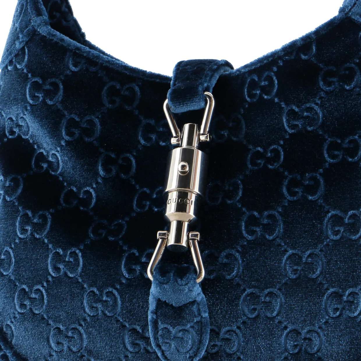 Jackie 1961 Hobo GG Velvet Small - Deep Luxury