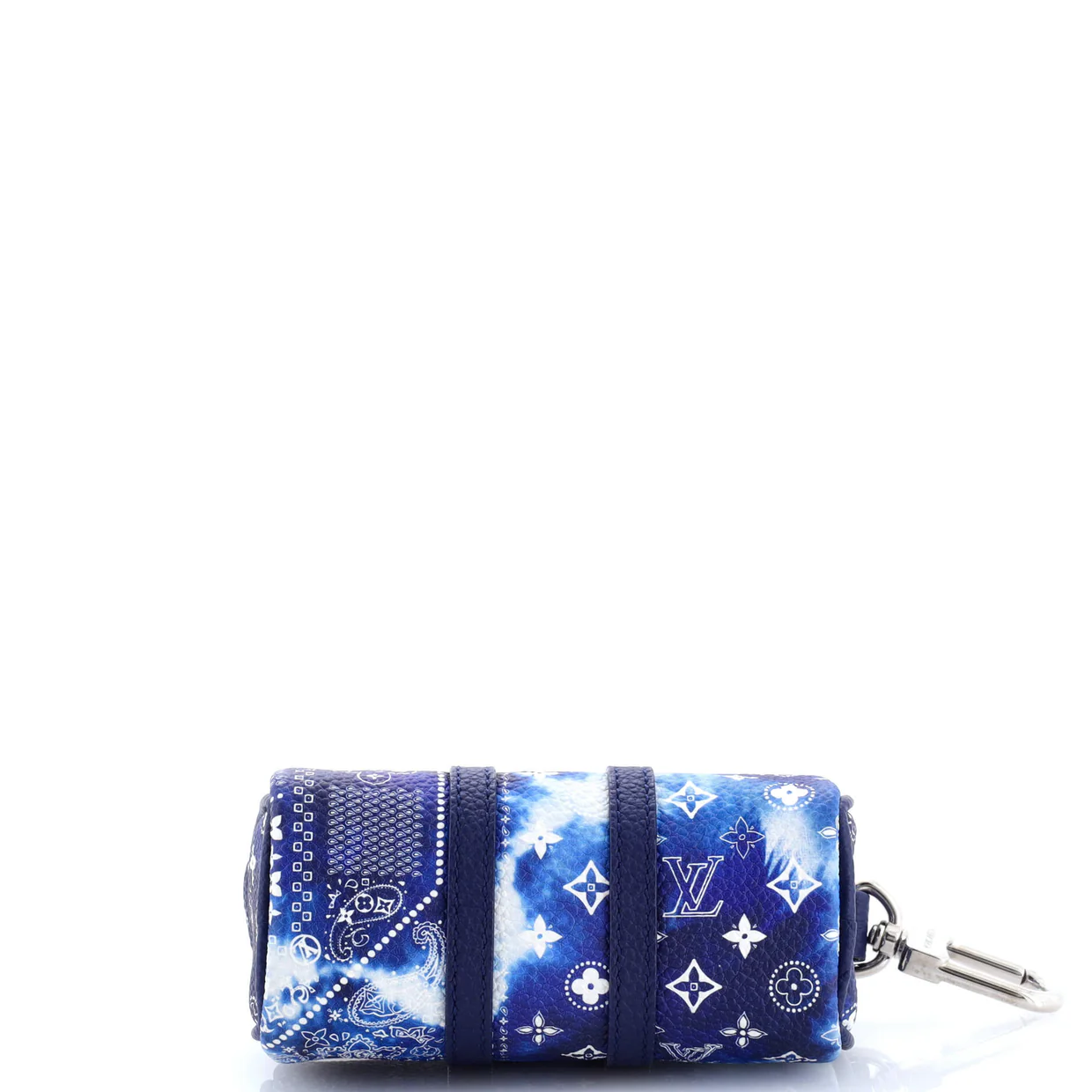 Mini Keepall Bag Charm And Key Holder Limited Edition Monogram Bandana Leather - Deep Luxury
