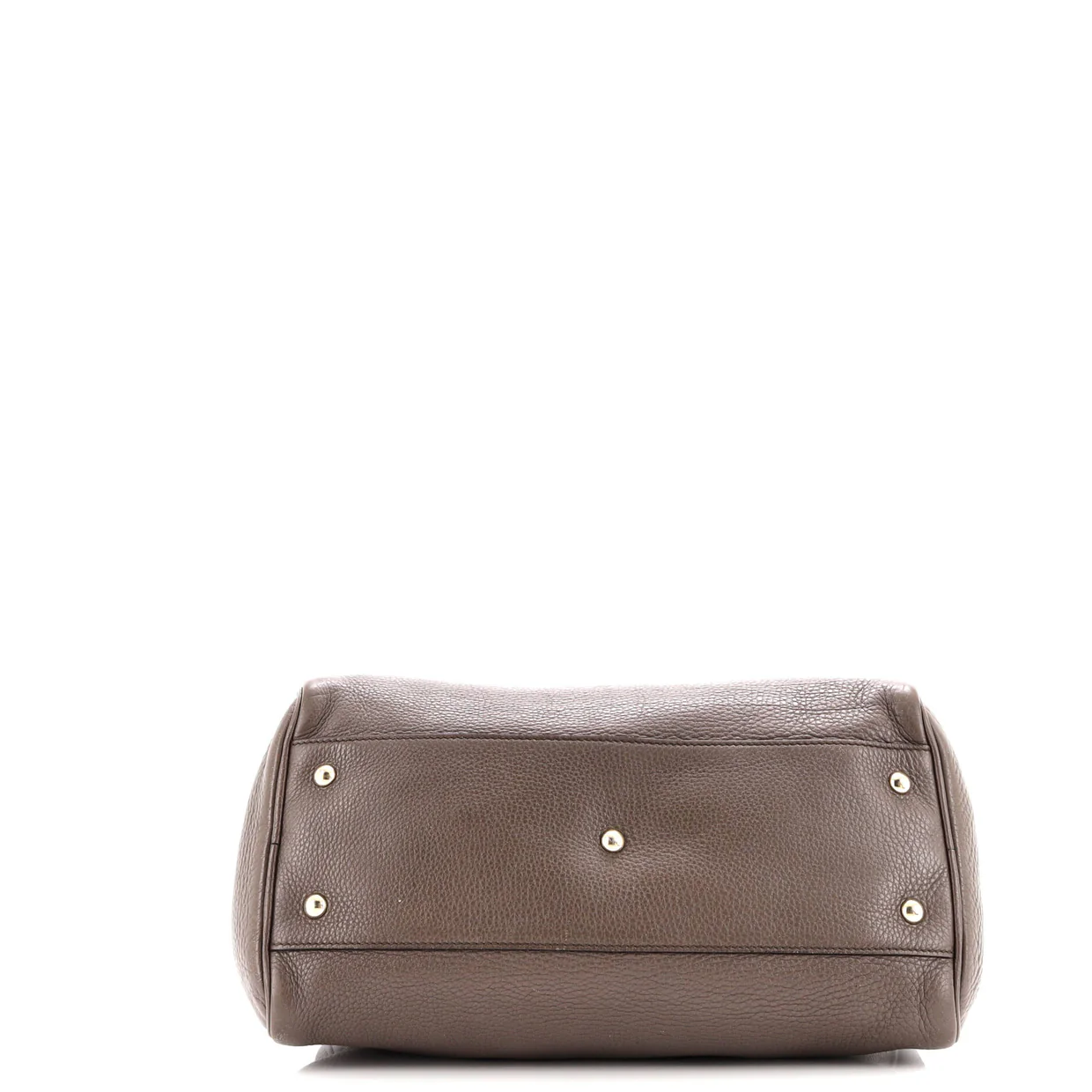 Bamboo Shopper Boston Bag Leather Medium - Deep Luxury