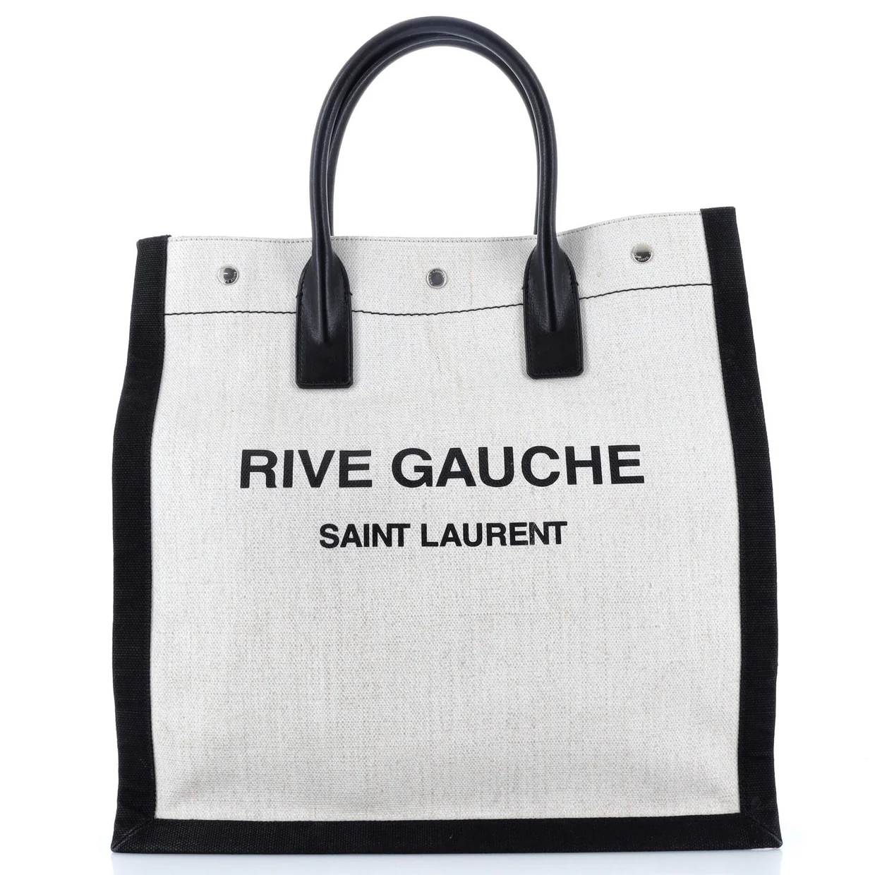 Rive Gauche Shopper Tote Canvas Tall - Deep Luxury