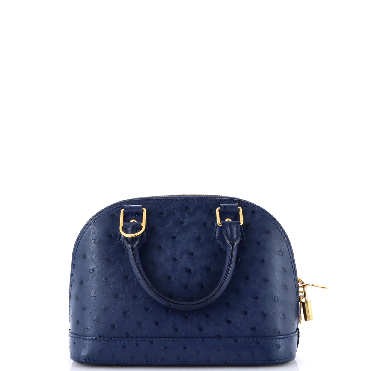 Alma Handbag Ostrich BB - Deep Luxury
