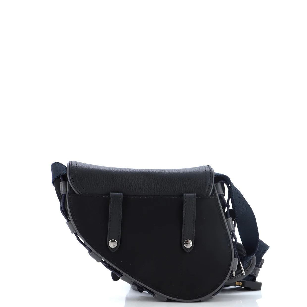 x Sacai Saddle Crossbody Bag Technical Fabric and Leather Mini - Deep Luxury