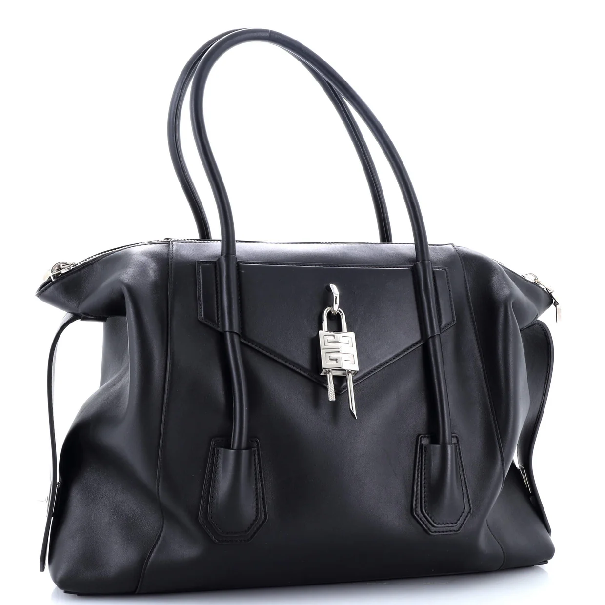 Antigona Soft Lock Bag Leather Medium - Deep Luxury