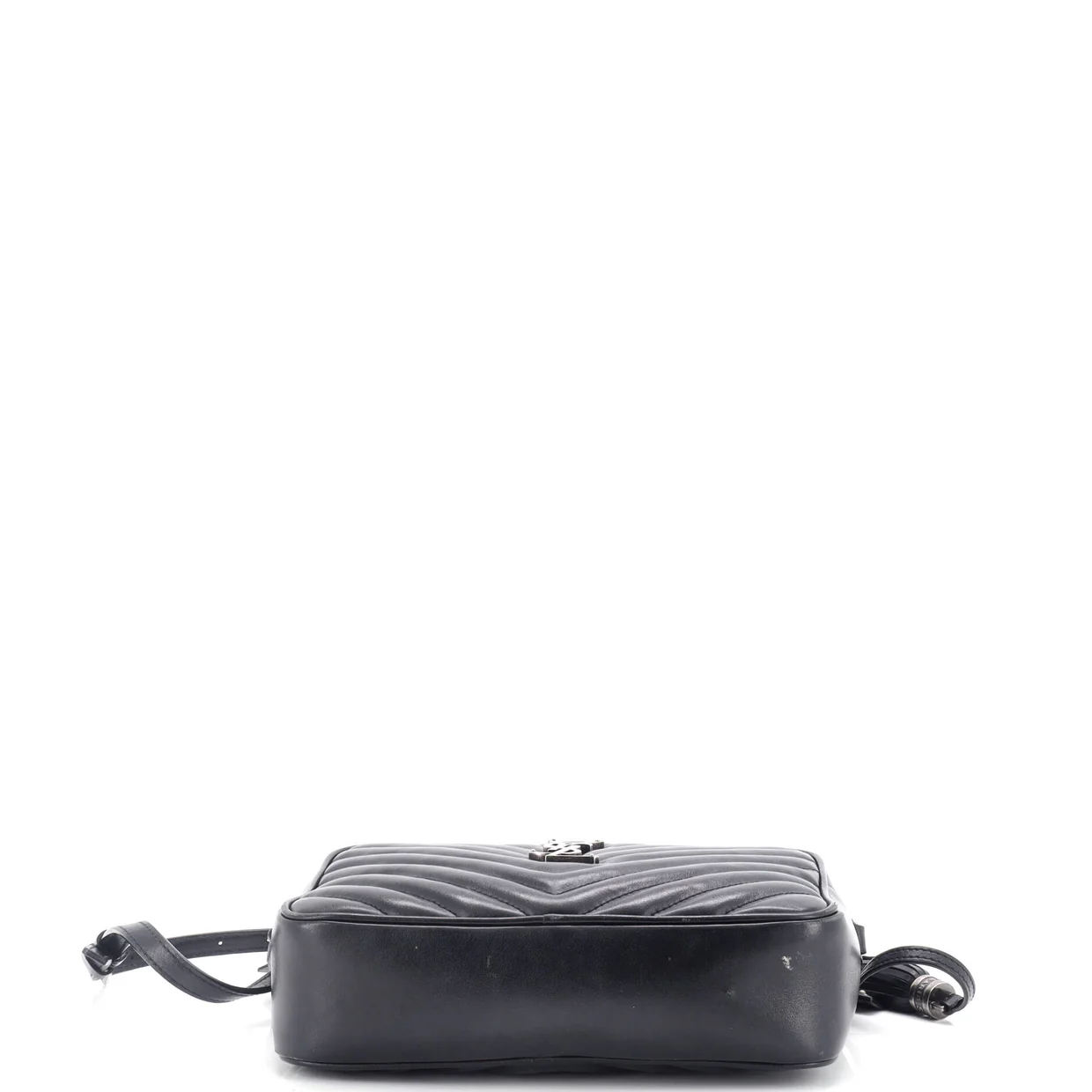 Lou Camera Bag Matelasse Chevron Leather Small - Deep Luxury