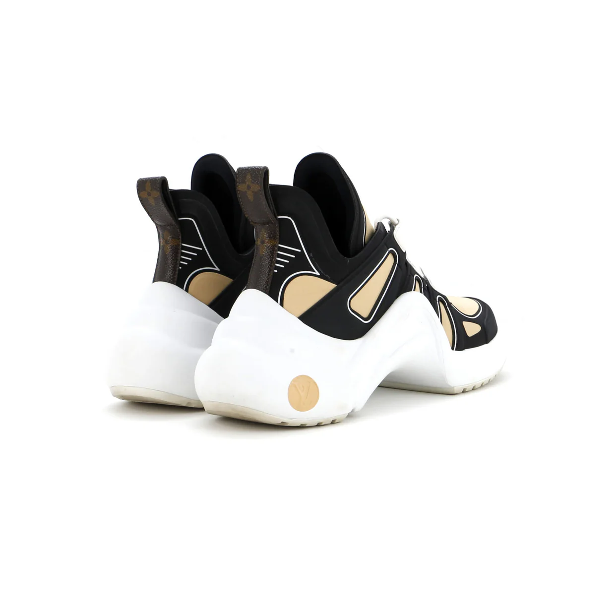Women's LV Archlight Sneakers Monogram Technical Nylon with Leather - Deep Luxury