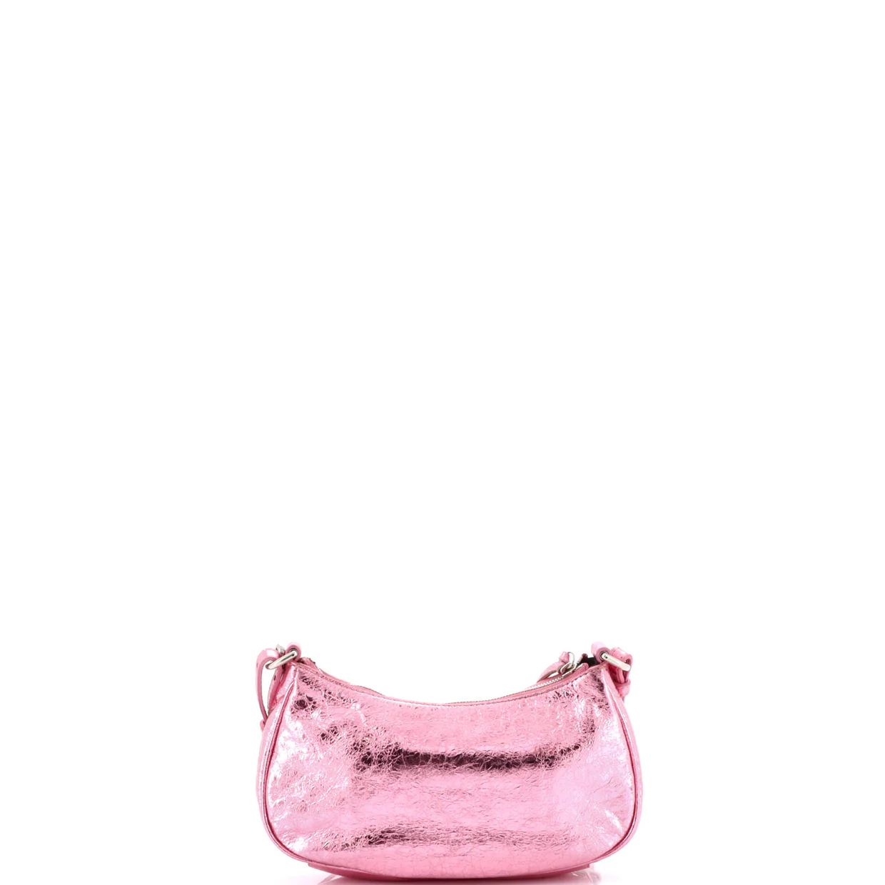 Le Cagole Giant Studs Shoulder Bag Leather with Crystals Mini - Deep Luxury