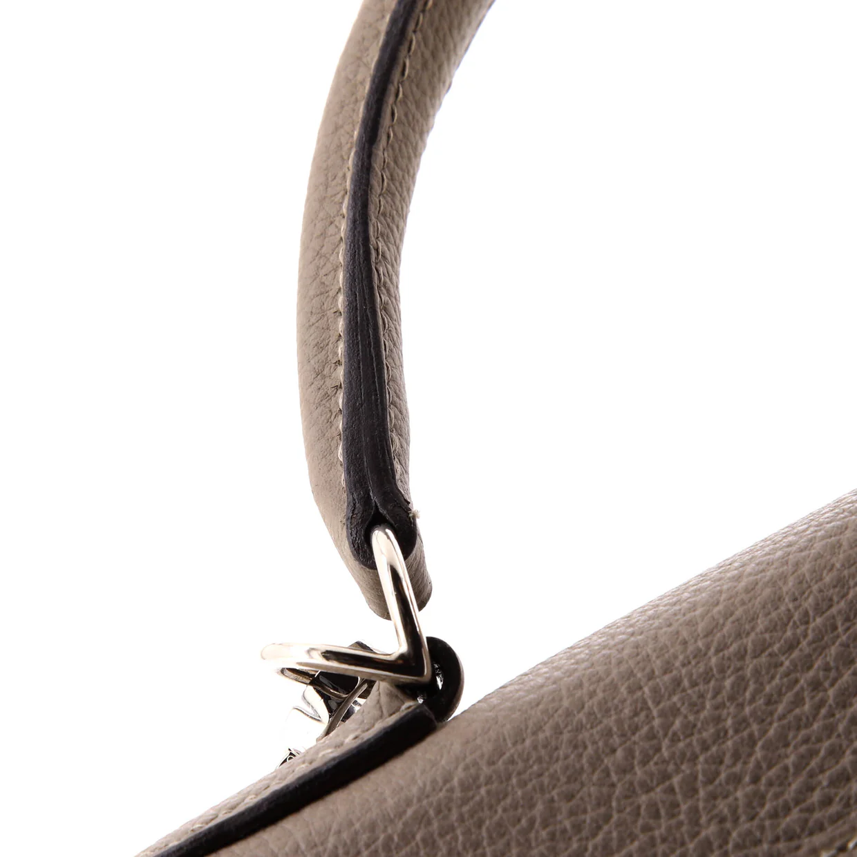 Kelly Handbag Grey Togo with Palladium Hardware 32 - Deep Luxury