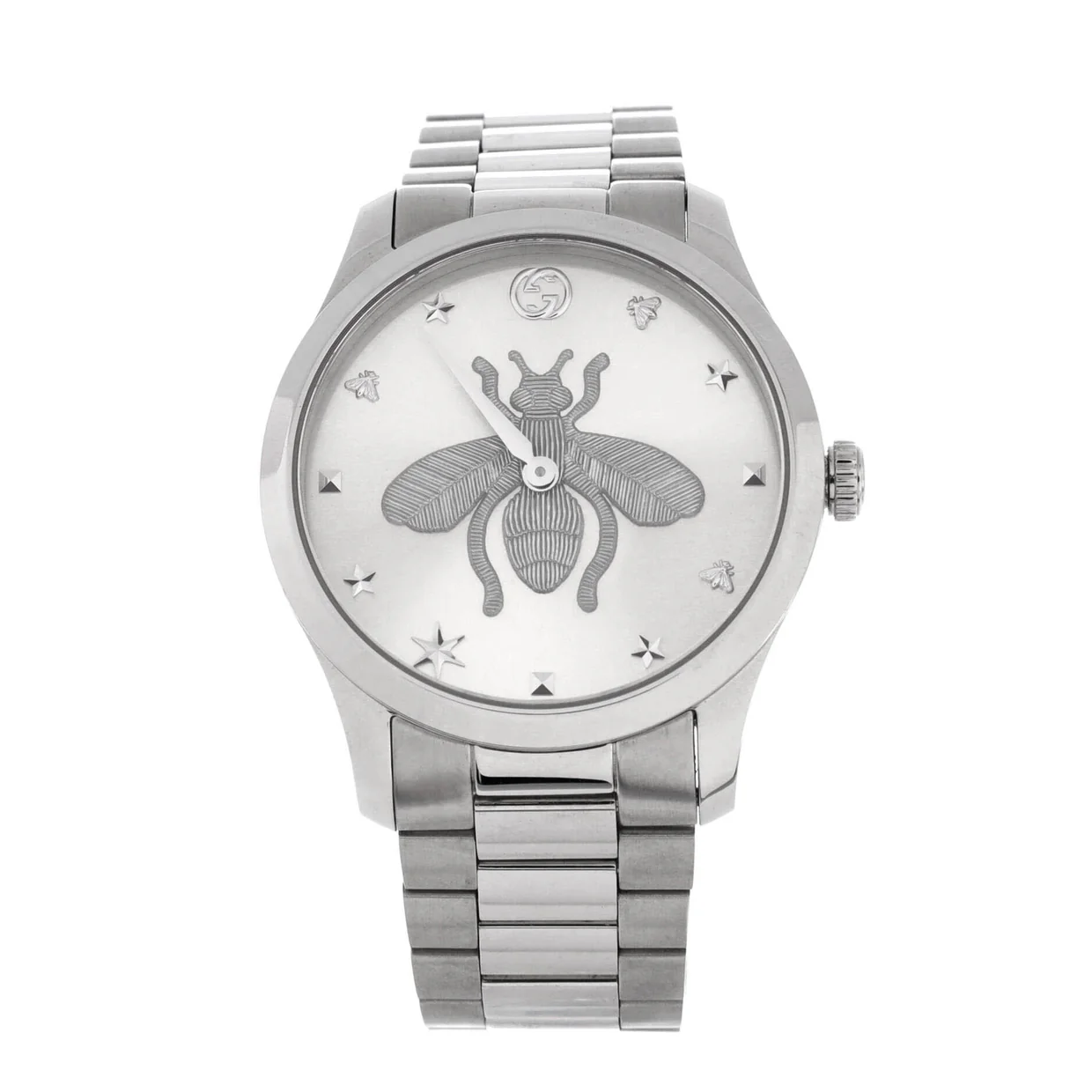 G-Timeless Bee Quartz Watch Stainless Steel 38 - Deep Luxury