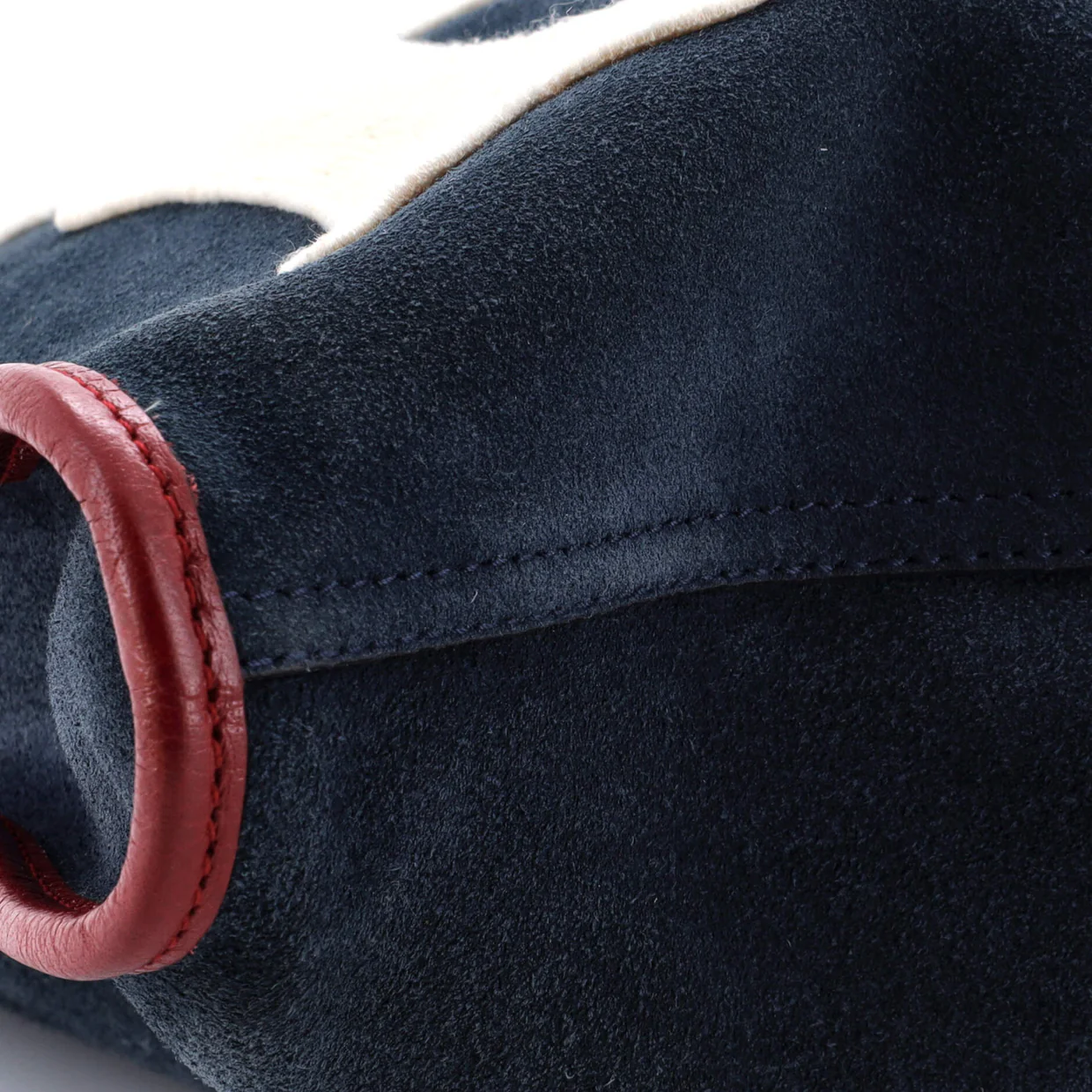 Rajah Chain Tote Suede with Applique Large - Deep Luxury