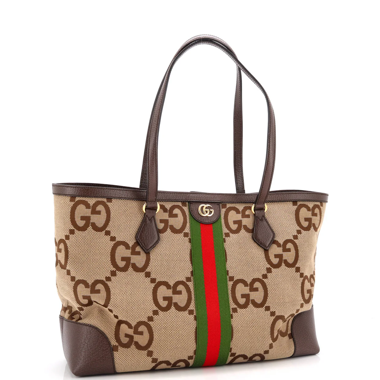 Ophidia Shopping Tote Jumbo GG Canvas Medium - Deep Luxury