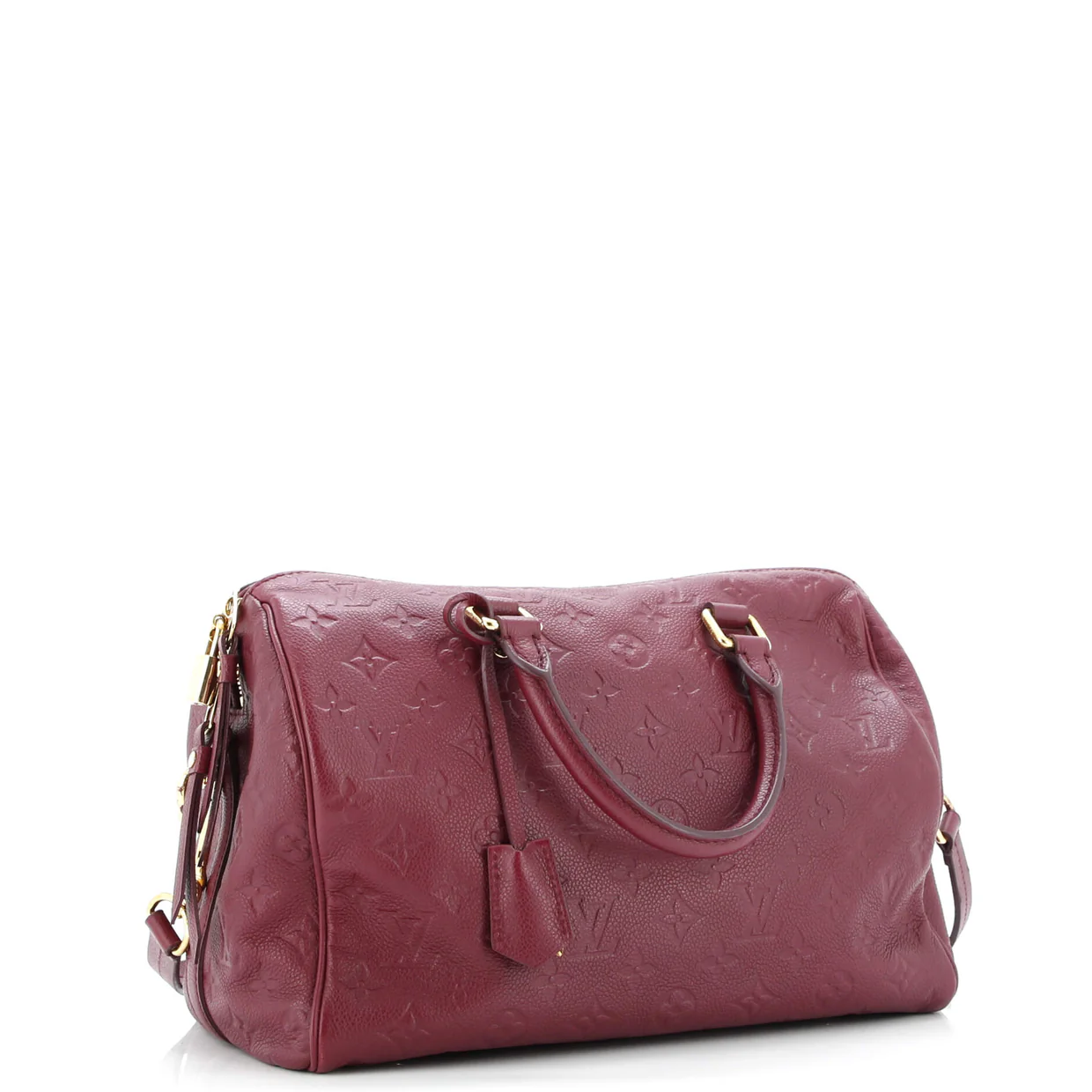 Speedy Bandouliere Bag Monogram Empreinte Leather 30 - Deep Luxury