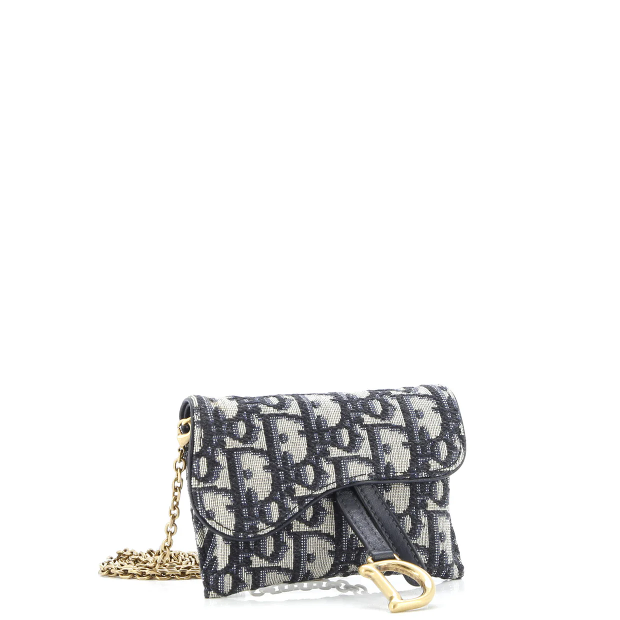 Saddle Nano Pouch Oblique Canvas - Deep Luxury