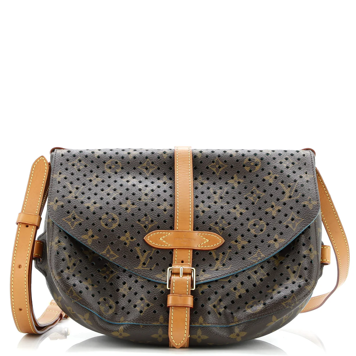 Flore Saumur Handbag Perforated Monogram Canvas - Deep Luxury