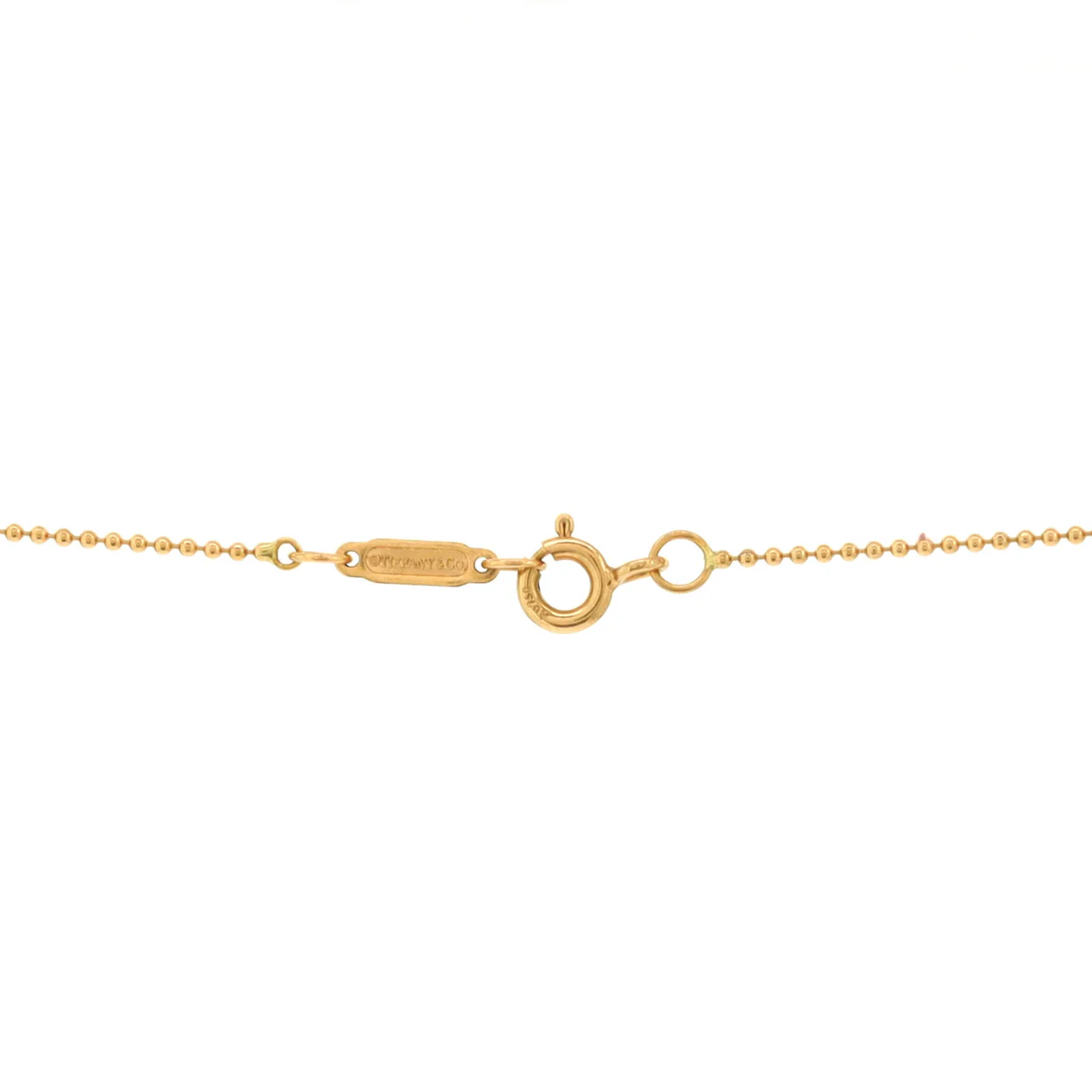 Petals Key Pendant Necklace Platinum with Diamonds Mini - Deep Luxury
