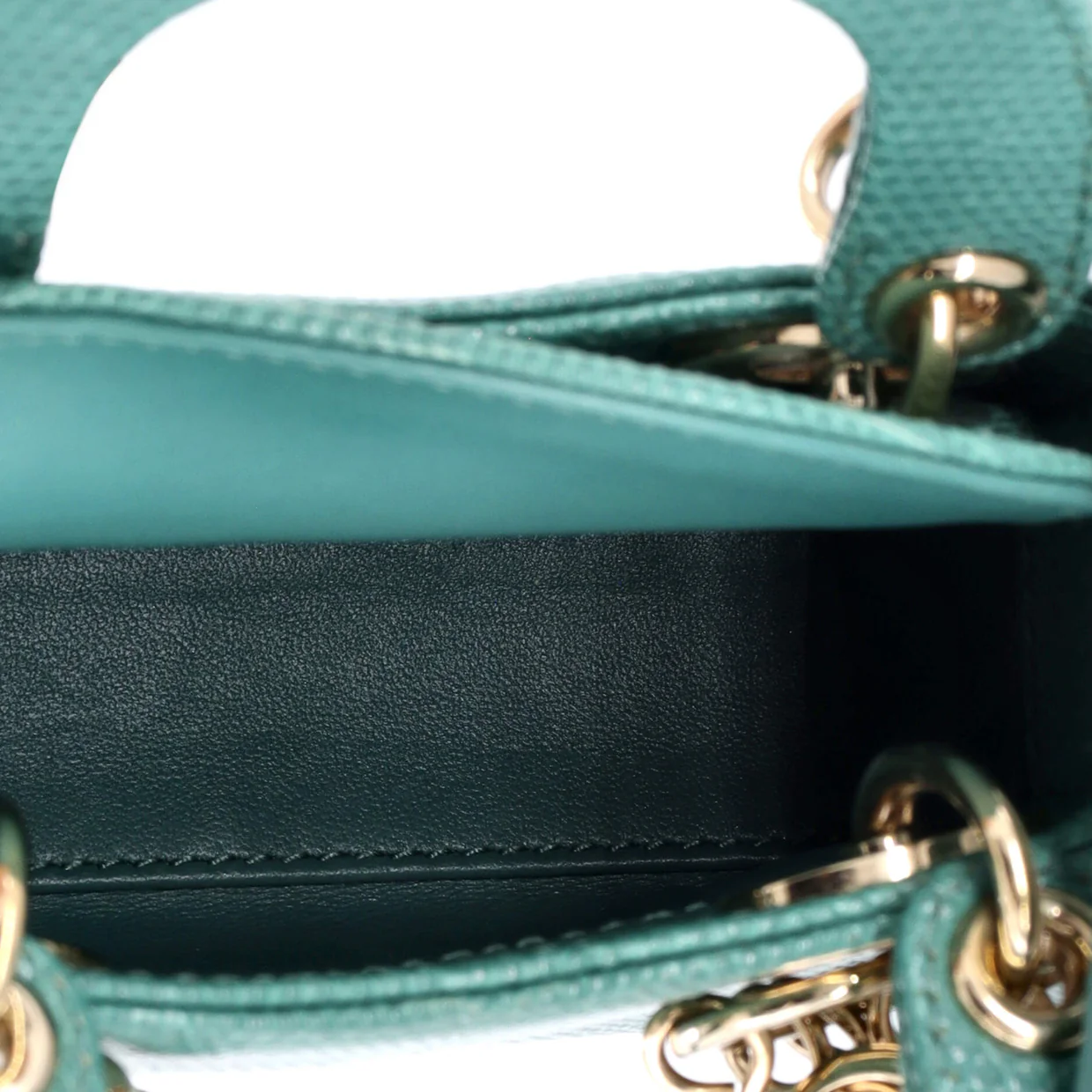 Lady Dior Bag Lizard Micro - Deep Luxury