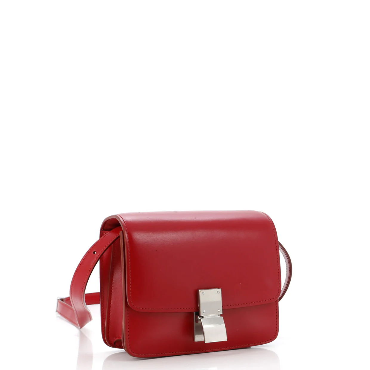 Classic Box Bag Smooth Leather Teen - Deep Luxury