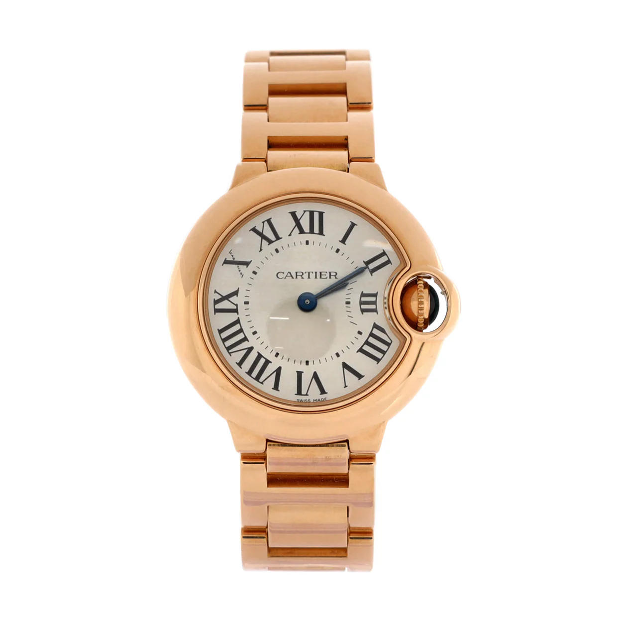 Ballon Bleu de Cartier Quartz Watch Rose Gold 28 - Deep Luxury