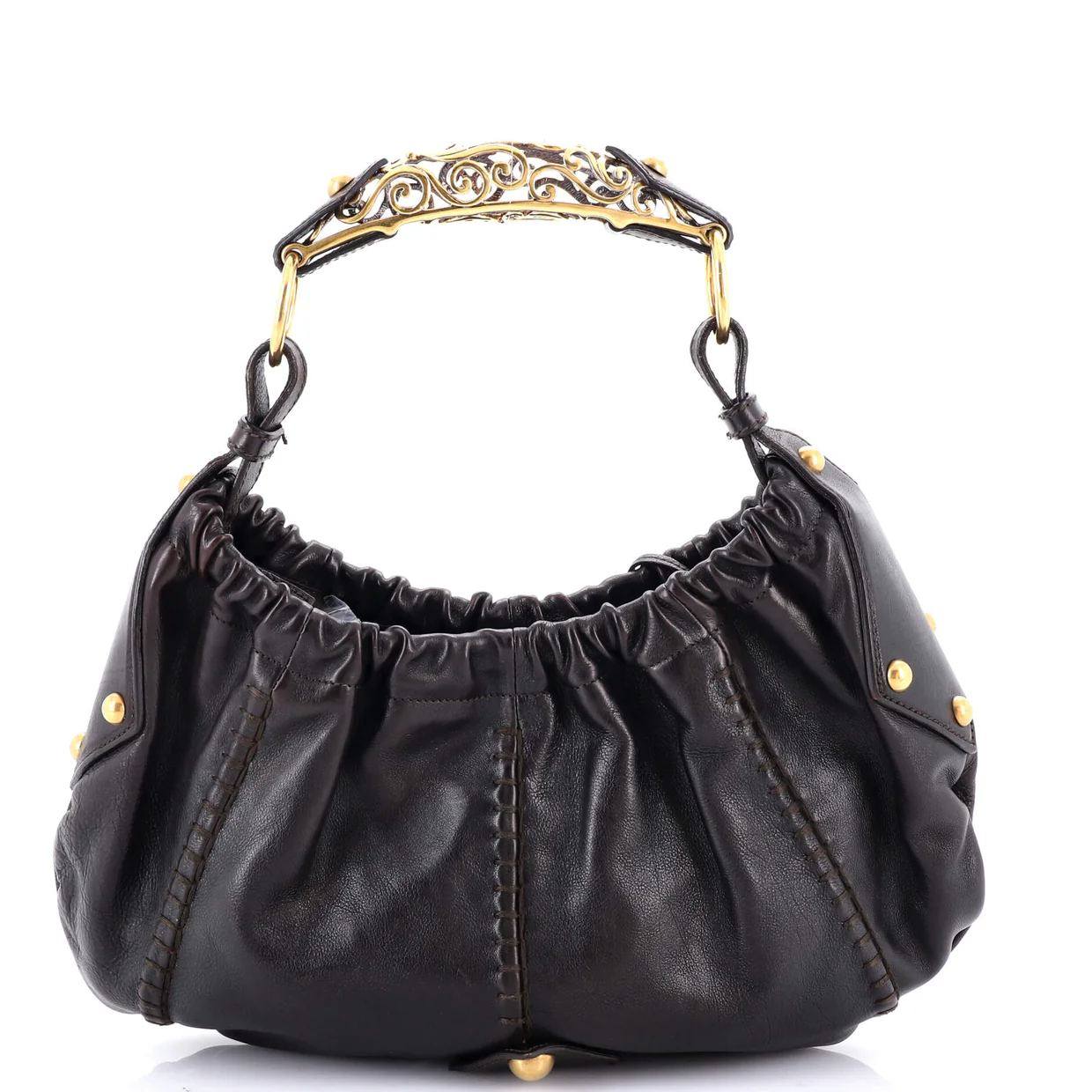 Mombasa Hobo Leather Small - Deep Luxury