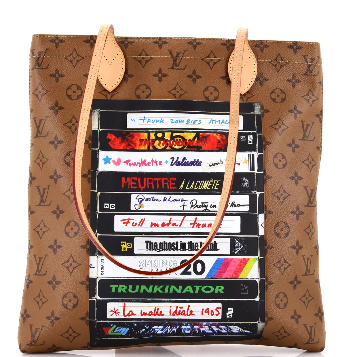 Carry It Tote Limited Edition Video Tape Reverse Monogram Canvas - Deep Luxury