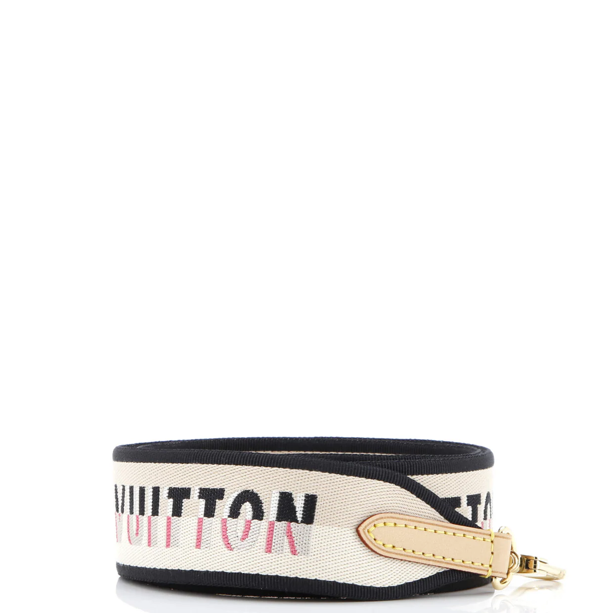 Logo Shoulder Strap Jacquard Wide - Deep Luxury