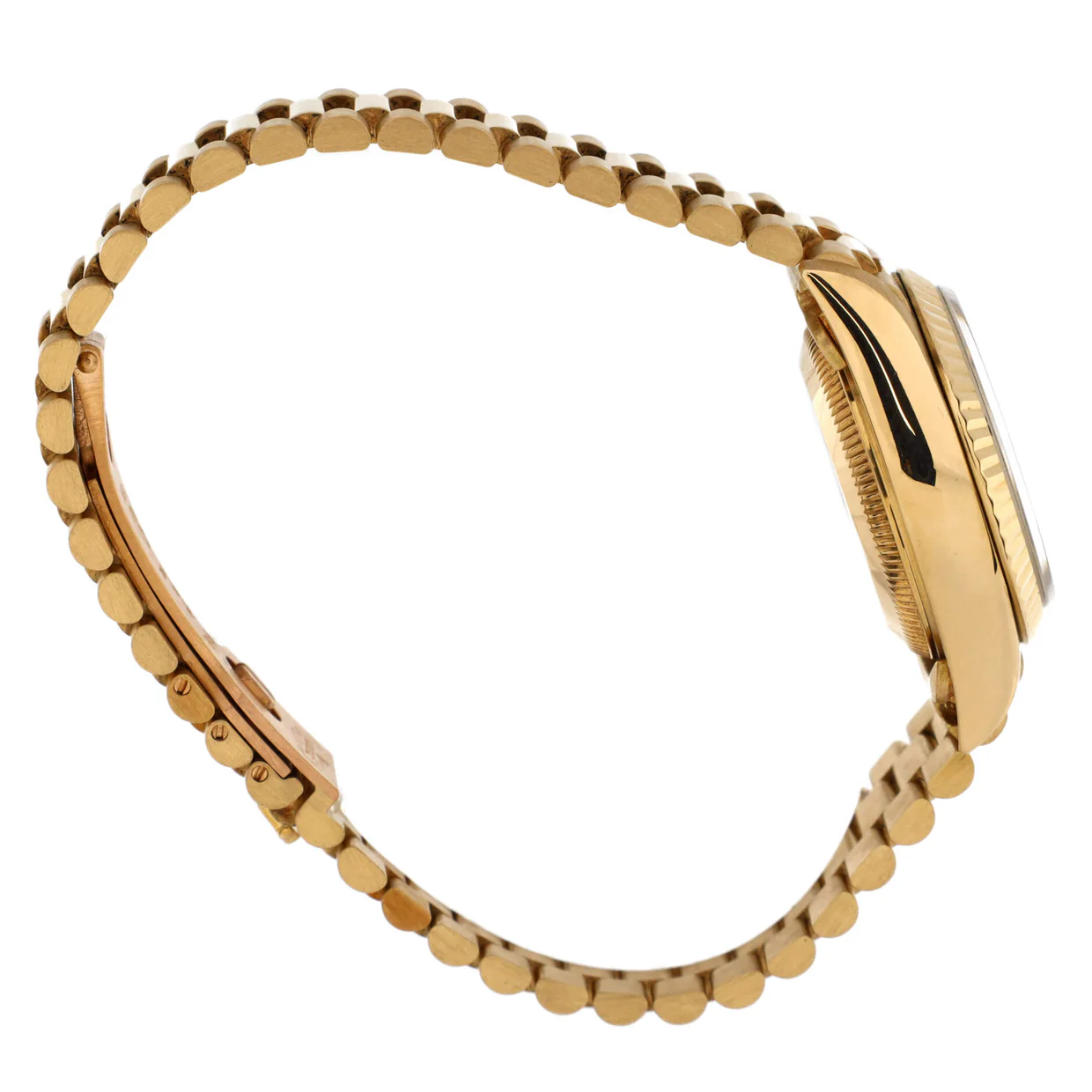 Oyster Perpetual Datejust Automatic Watch Yellow Gold with Diamond Markers 26 - Deep Luxury