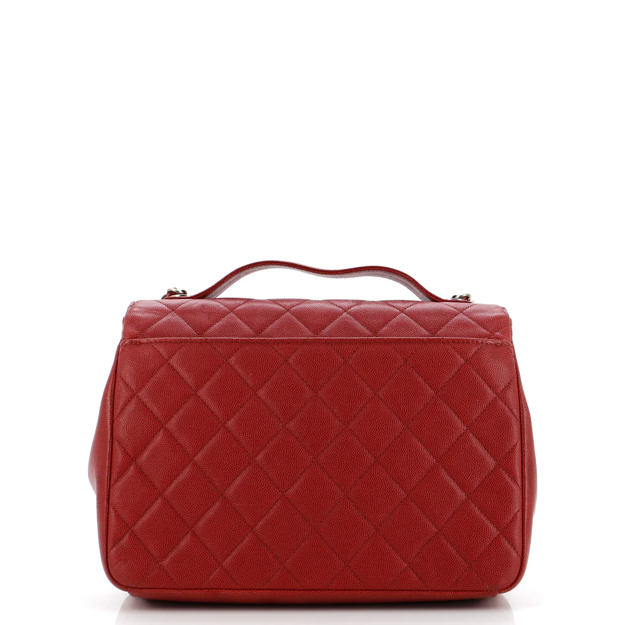 Business Affinity Flap Bag Quilted Caviar Large - Deep Luxury