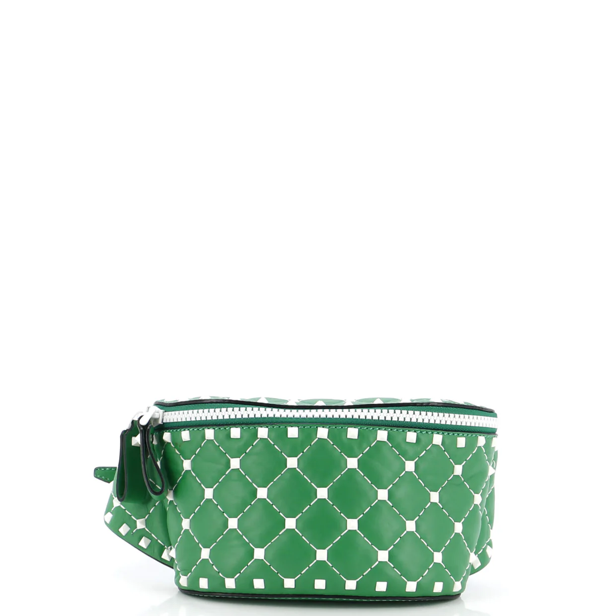 Rockstud Spike Belt Bag Quilted Leather Small - Deep Luxury