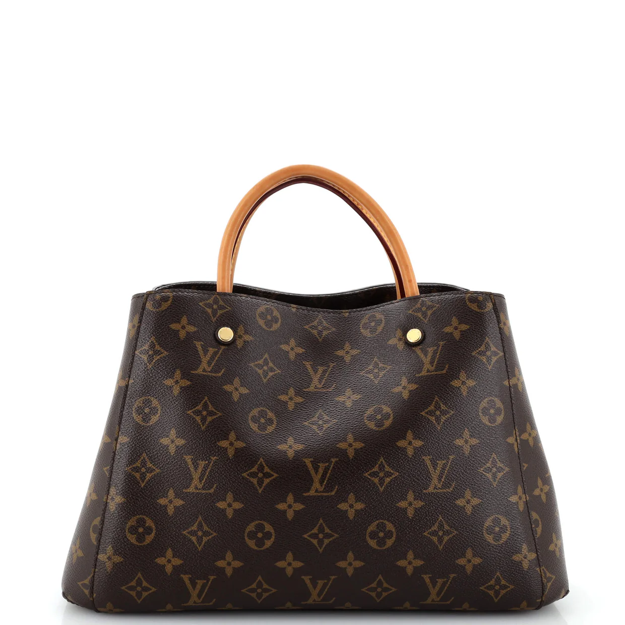 Montaigne Handbag Monogram Canvas MM - Deep Luxury