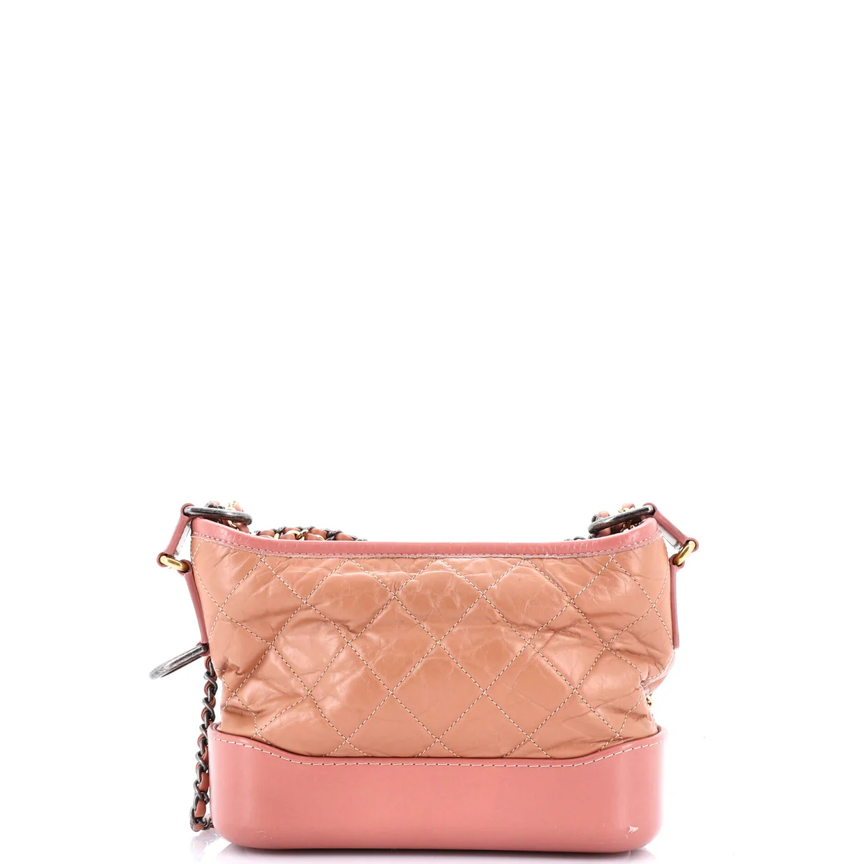 Gabrielle Hobo Quilted Aged Calfskin Small - Deep Luxury