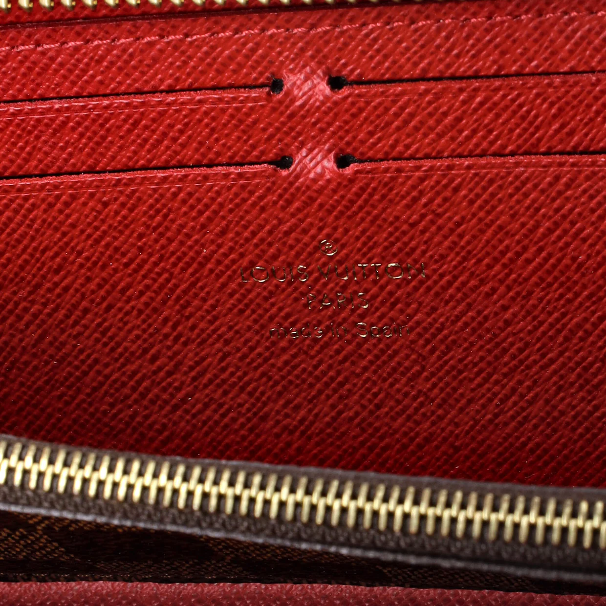 Clemence Wallet Damier - Deep Luxury