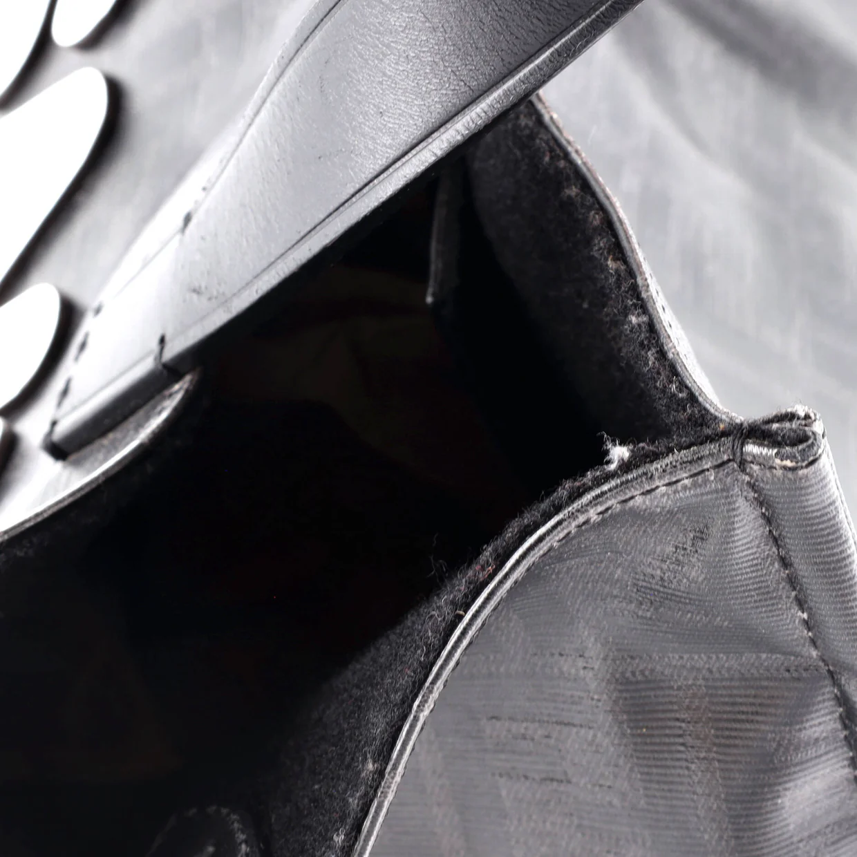 Mania Logo Shopper Tote Zucca Coated Canvas Large - Deep Luxury