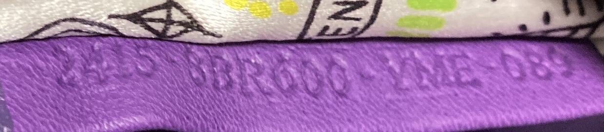 Baguette Bag Logo Embossed Leather Small - Deep Luxury