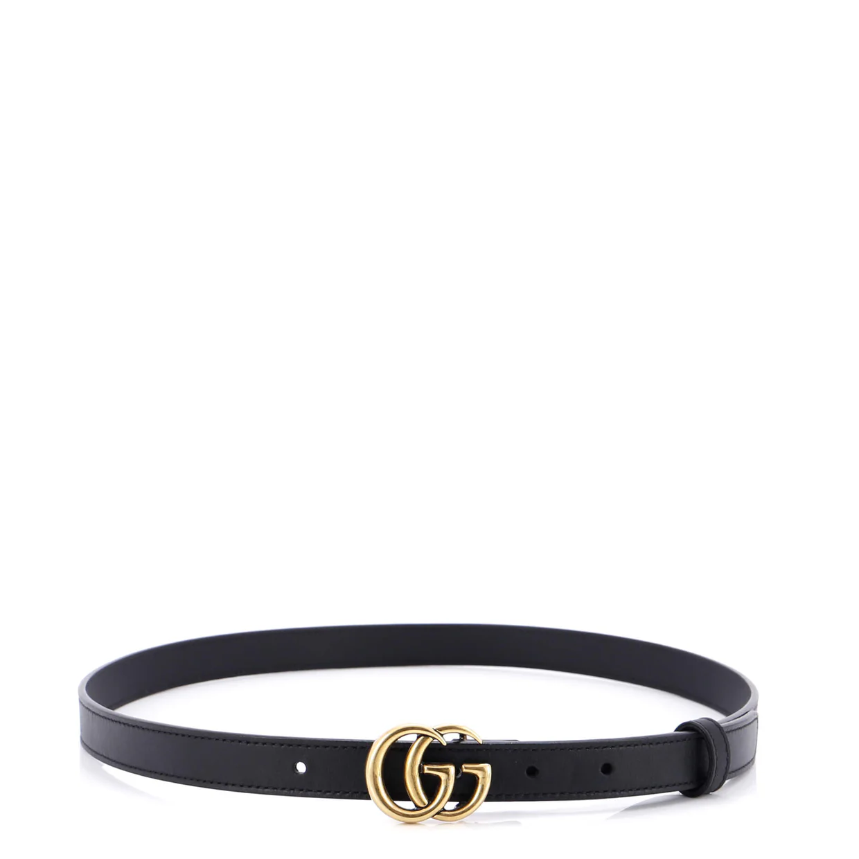 GG Marmont Belt Leather Thin - Deep Luxury