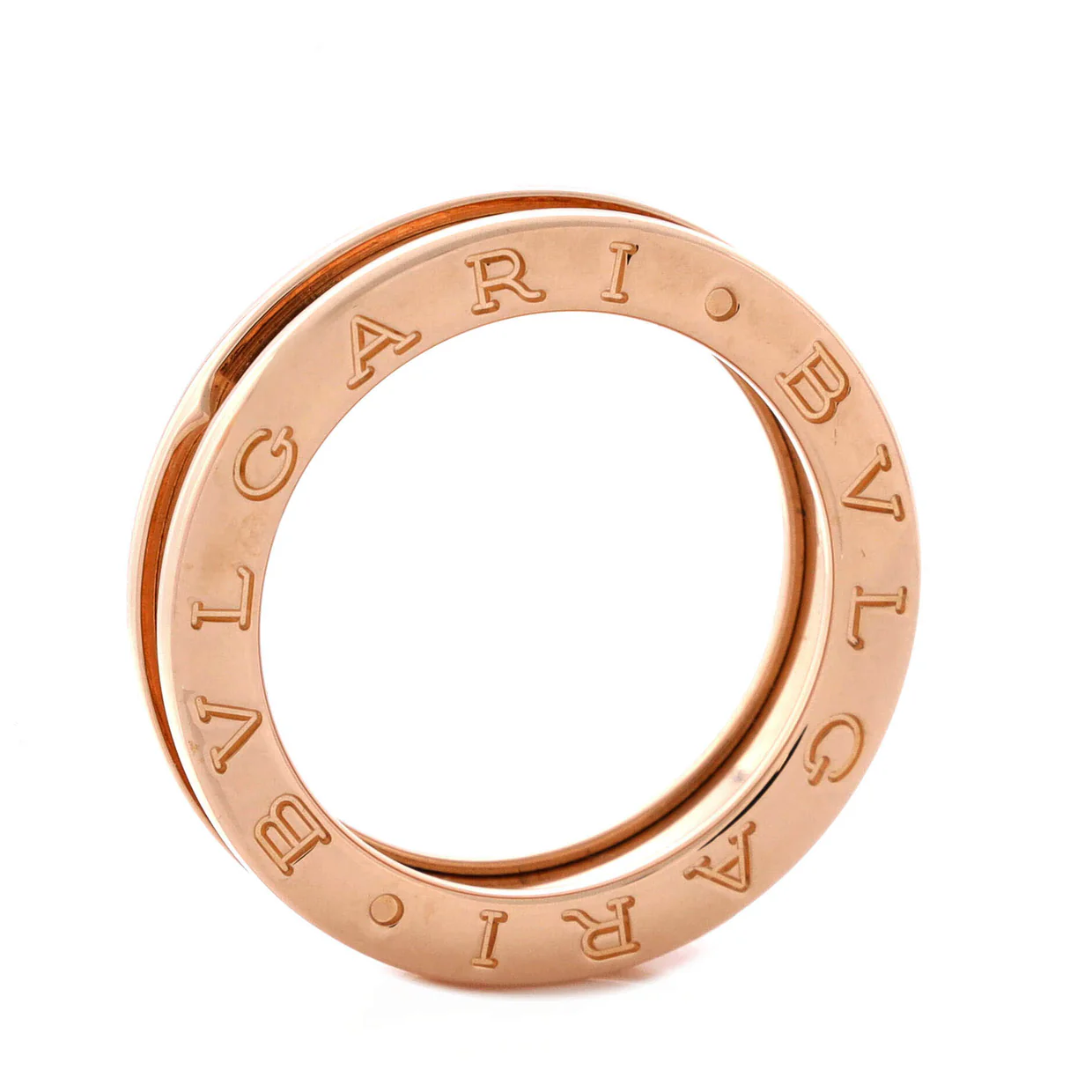 B.Zero1 One Band Ring 18K Rose Gold - Deep Luxury