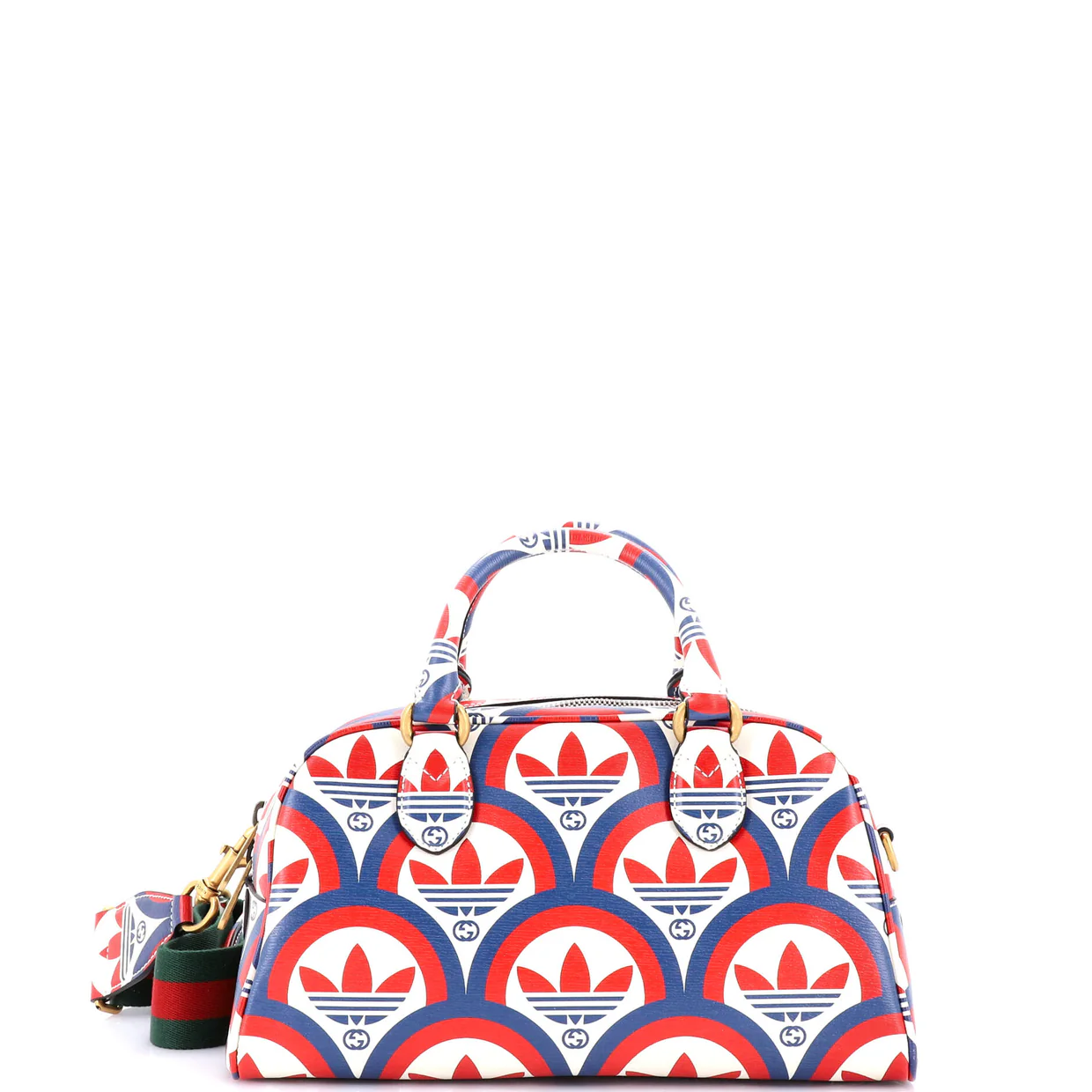 x adidas Duffle Bag Printed Leather Mini - Deep Luxury