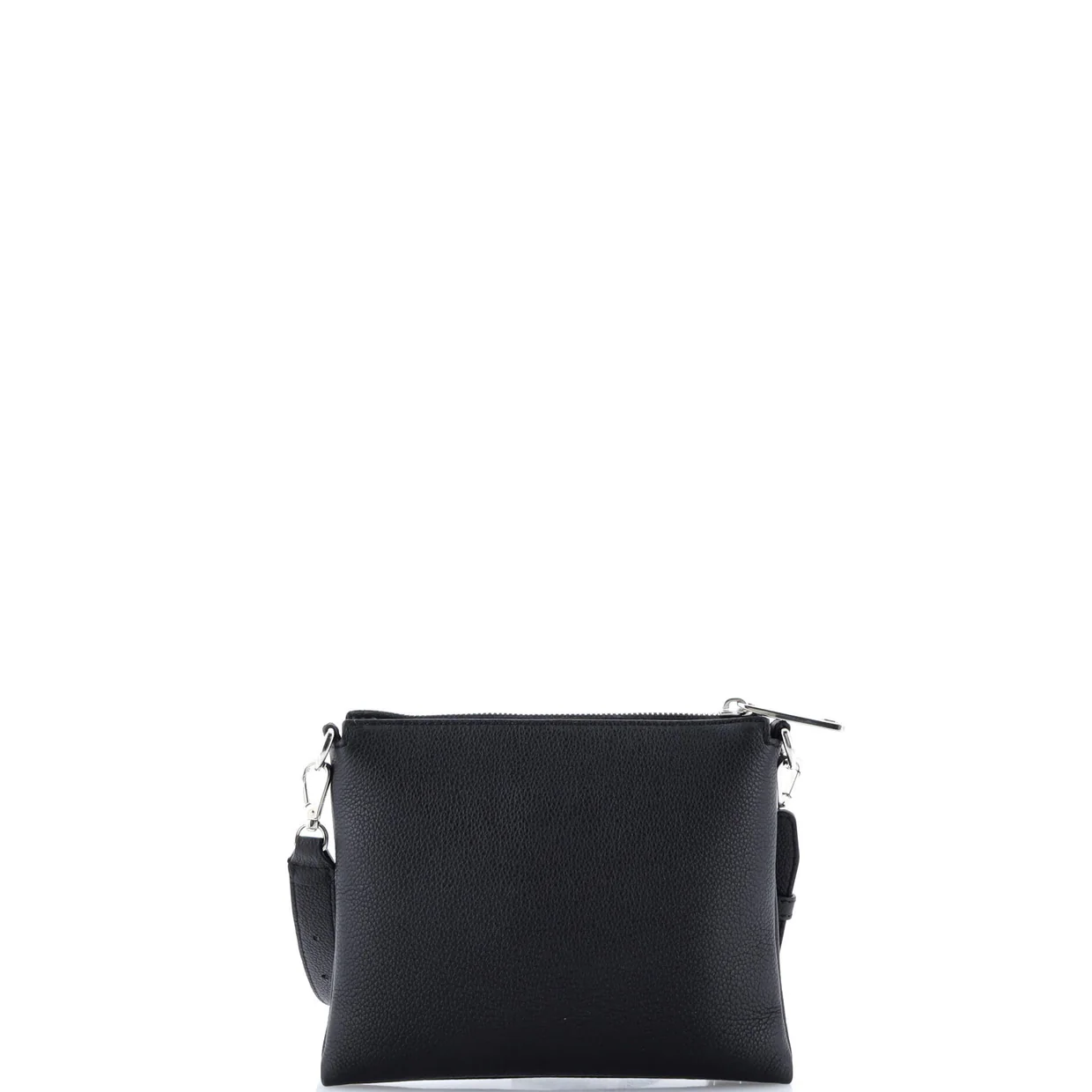 After Logo Messenger Bag Leather Small - Deep Luxury