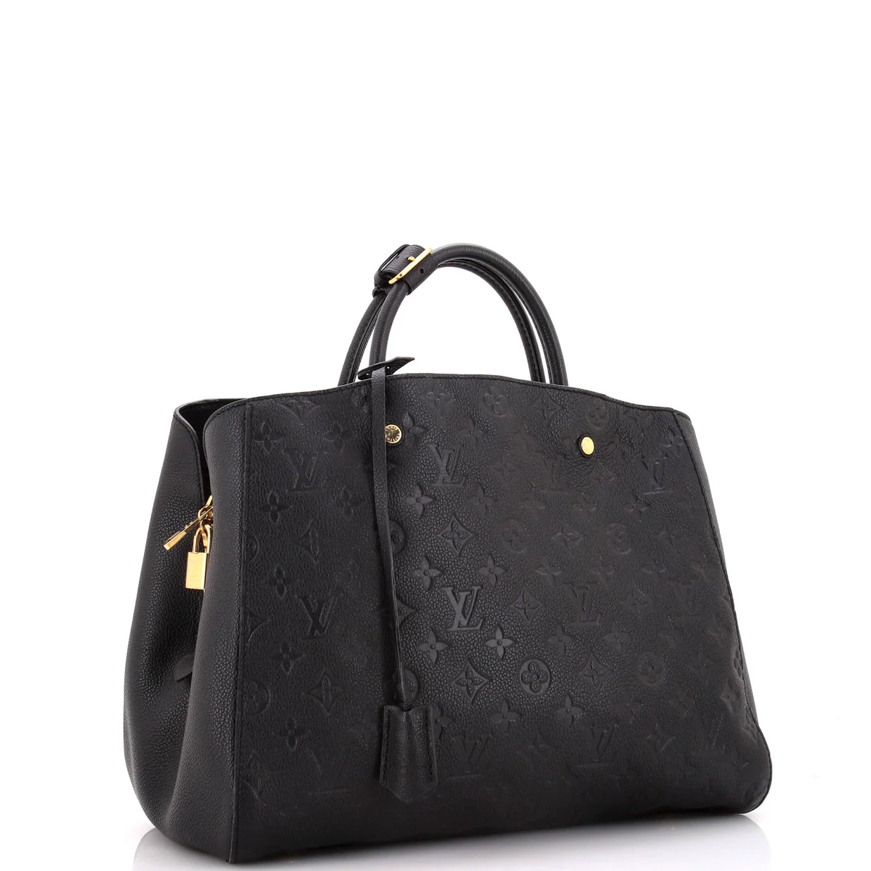 Montaigne Handbag Monogram Empreinte Leather GM - Deep Luxury